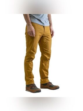 NWT LIVSN Flex Canvas Pants Caramel 34x32